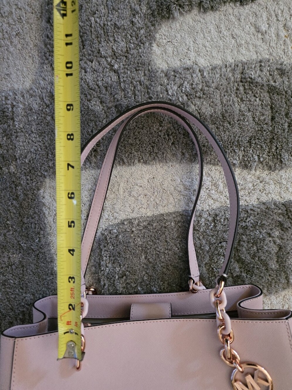 Michael Kors Blush Pink Saffiano Leather Tote - Picture 7 of 7